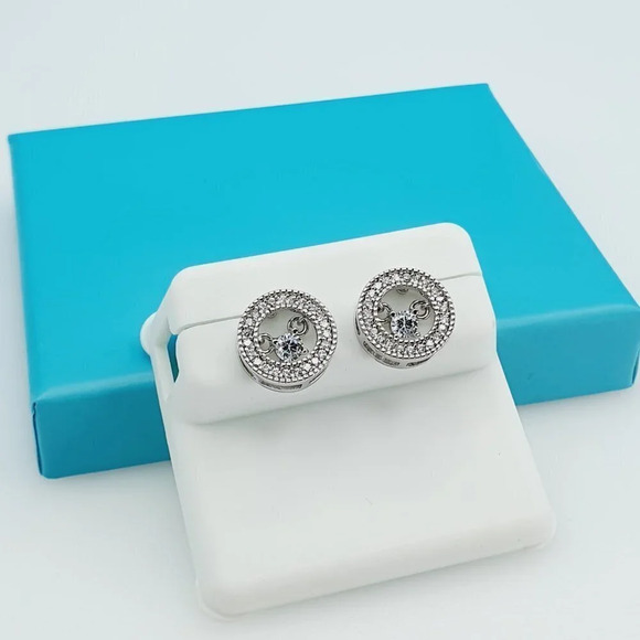 "925 Sterling Silver CZ Beautiful Earrings for Women, 1USPAR4192 - Picture 11 of 11